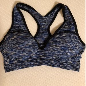 PINK (brand) blue padded sports bra